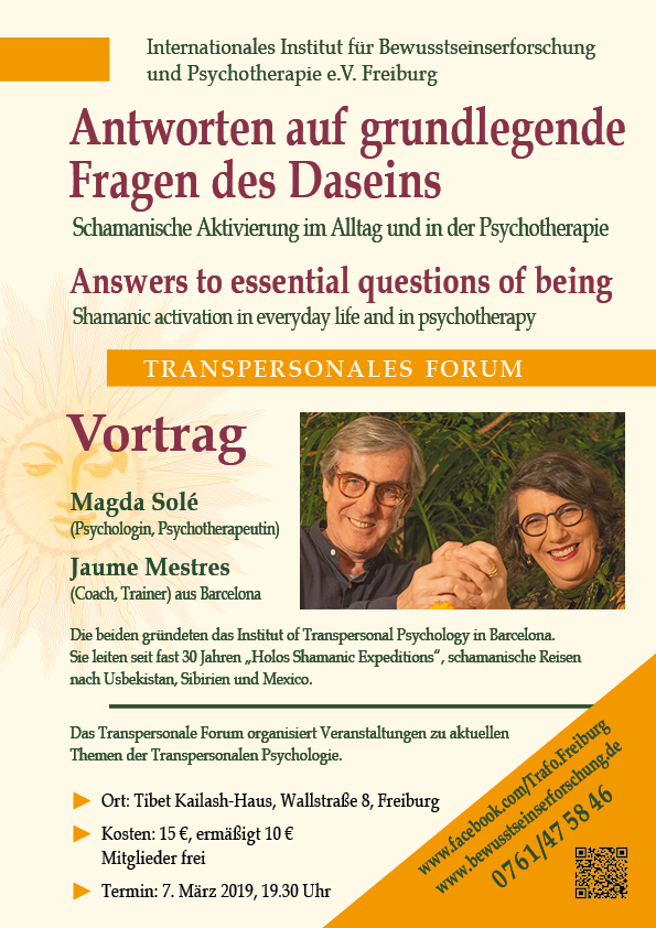 Vortrag Magda Sole und Jaume Mestres am 07.März 2019
